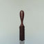 A Beardbrand 100% Boar’s Hair Travel Brush against a grey background.